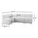 Brandt 4 - Piece Modular Upholstered L-Sectional
