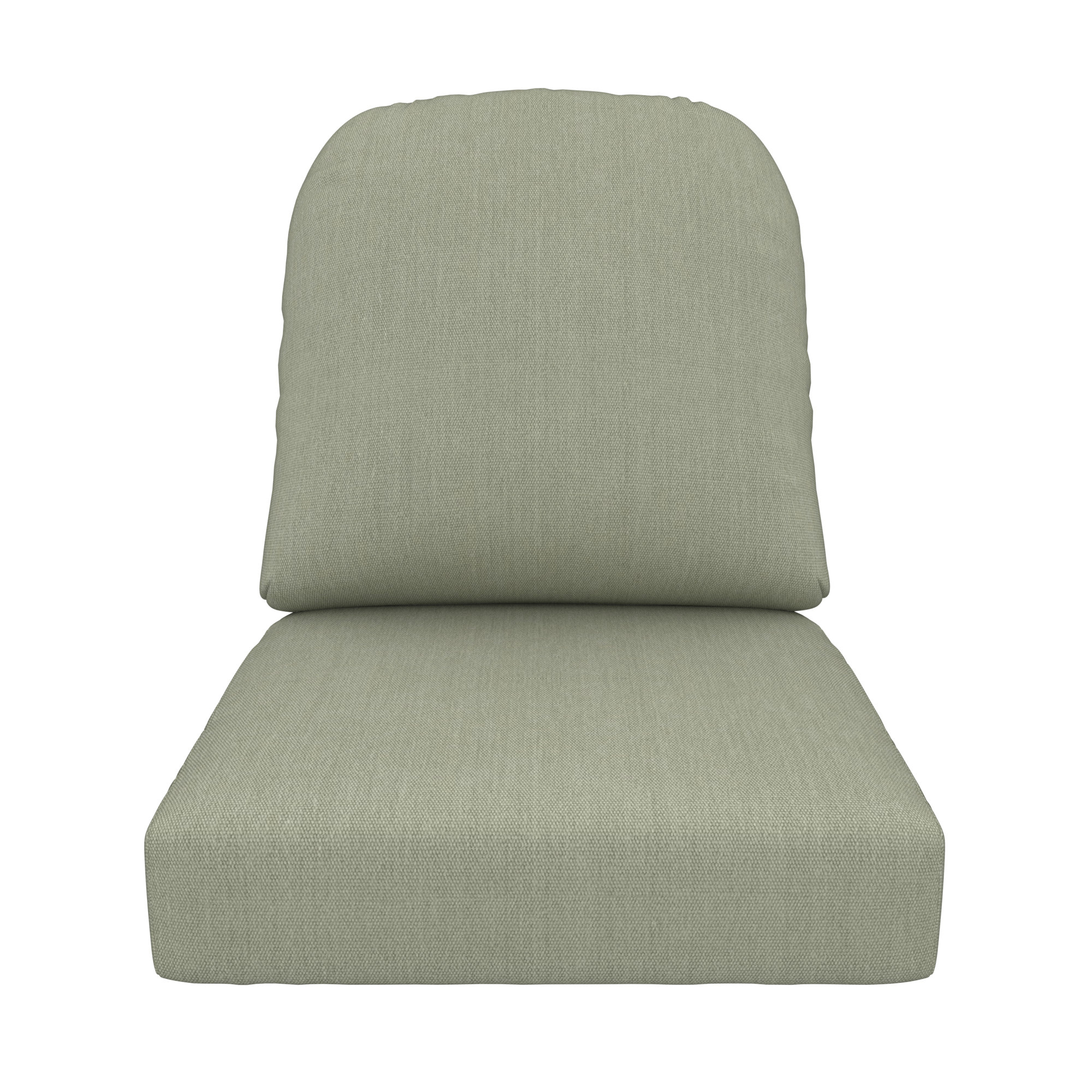 Amala Outdoor Sunbrella® Seat/Back Cushion, Sunbrella Canvas Seasalt