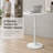 White Round Bar Table