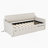 Upholstery Daybed with Trundle and USB Charging