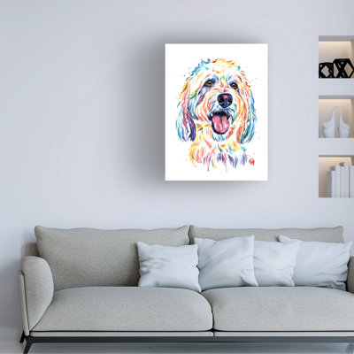 Lisa Whitehouse Goldendoodle - Fluffy Canvas Art