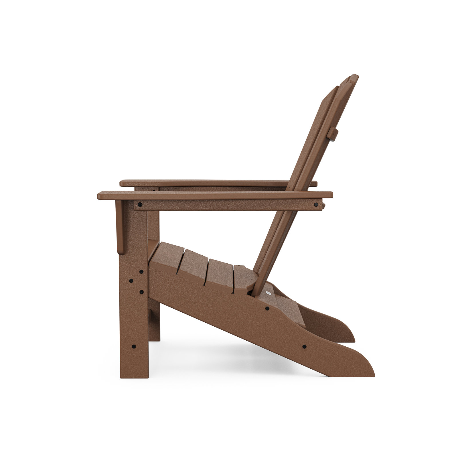 POLYWOOD® Verlyn Adirondack Chair with Leg Rest, Teak