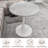 Modern Minimalist Design Round Side Table With Tapered Pedestal Base-10768812-10768810