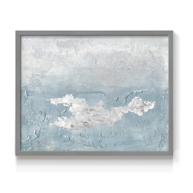 «Blue Mist I», reproduction encadrée, Gris, H 16 po x l 20 po