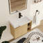 Meuble-lavabo simple Marnar 28 po avec comptoir en céramique, meuble-lavabo mural avec lavabo en céramique-1676833062-1676833063