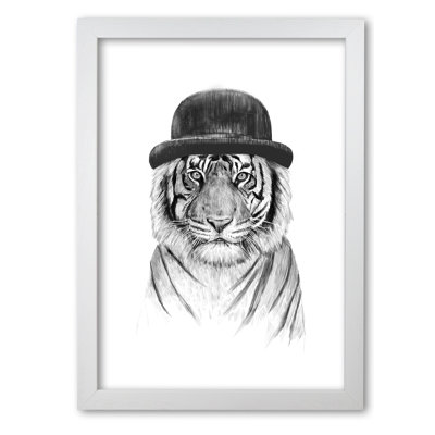 Welcome To The Jungle Tiger by Mercedes Lopes Charro - Print