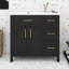 Ensemble de meuble-lavabo simple 36 po avec 3 tiroirs et portes, meuble-lavabo simple 36 po-114222148