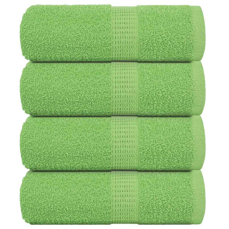 Sawiki 100% Cotton Hand Towel, Apple green