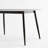 Large Rectangular Table With Strong Metal Base Modern Stone Dining Table For Kitchen 1.4M