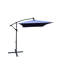 Parasol d'extérieur rectangulaire 2X3m - à énergie solaire, 6 nervures, manivelle et base transversale pour terrasse de jardin avec éclairage à DEL, 40 po et plus, piscine-130189672