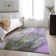 Premium Machine Washable Cerrito AMF505 Purple Rug