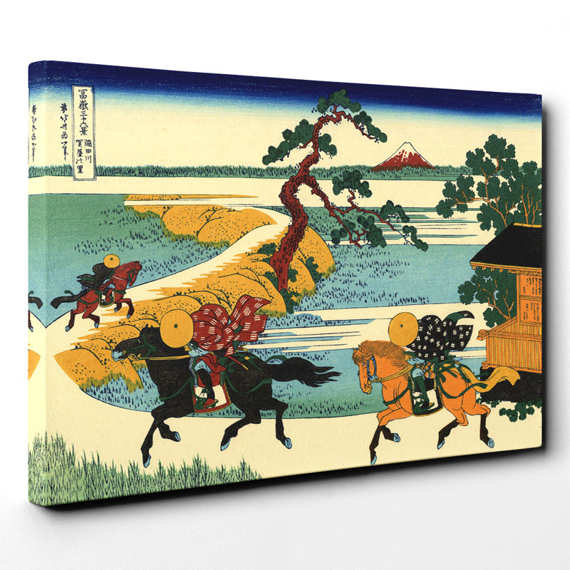 Katsushika Hokusai - Wrapped Canvas Painting, 70cm H x 100cm W