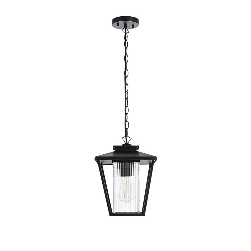 Luminaire suspendu extérieur noir Stiles Shannen