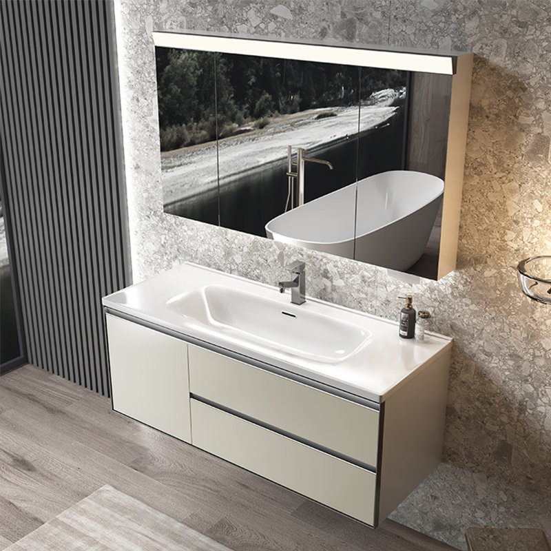 Armoire de salle de bain haut de gamme légère et luxueuse