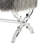 Giselle Faux Fur Acrylic X-Leg Bench-27327238