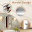 Irregular Metal Framed Wall Mirror, Asymmetrical Mirrors-774012160-779110839