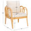 Chaise d'appoint avec coussin Coralie
