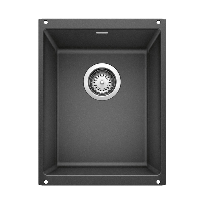 Precis SILGRANIT 13" Undermount Bar Sink, Anthracite