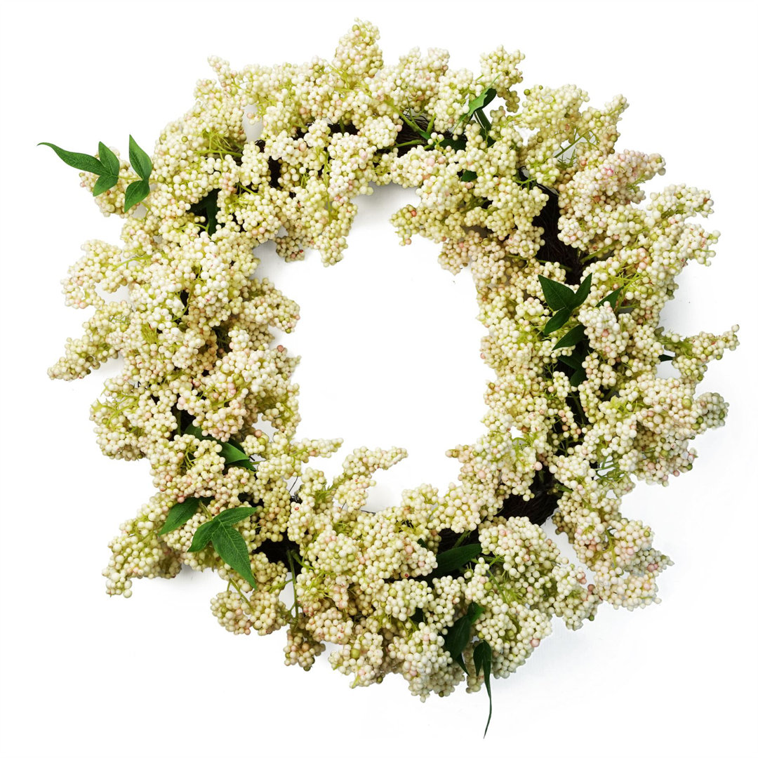 Artificial Hanging Berry Wreath