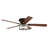  Cissline 56" Elegant Crystal Flush Mount Ceiling Fan with Light Kit, Remote & App Control for Living Room/Bedroom