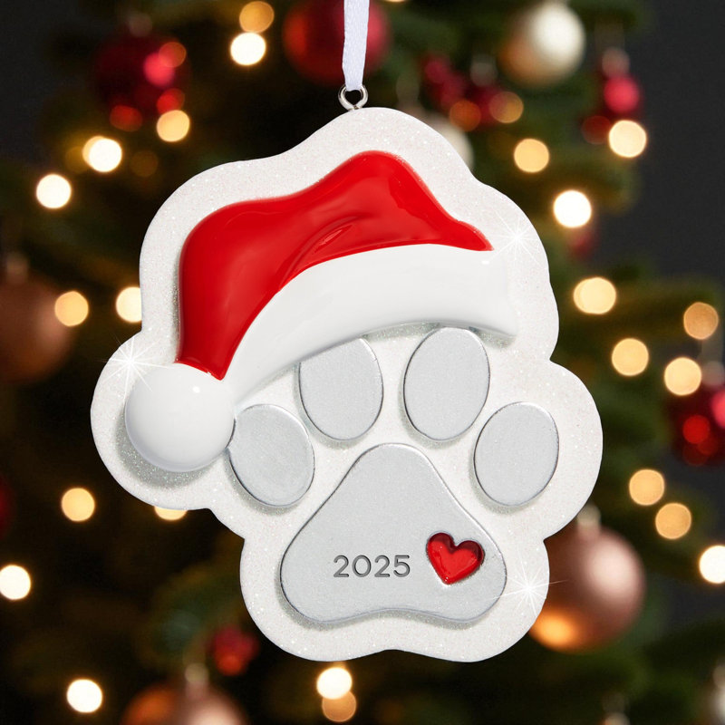 Personalization Mall Pet Paw Ornament