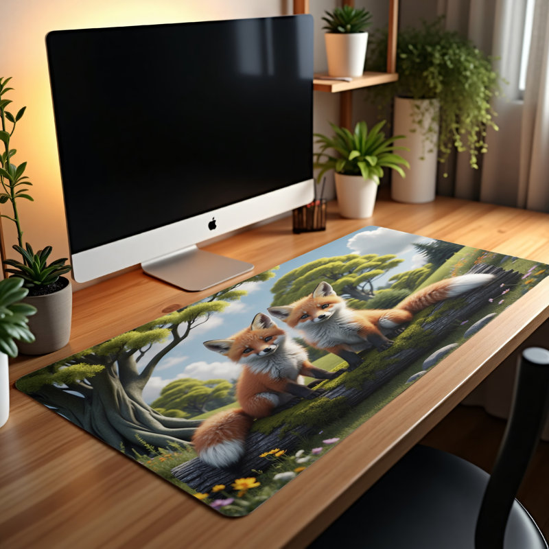 Polyester Desk Pad, 23.6x13.8