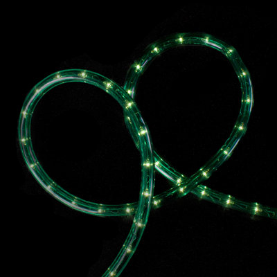 Guirlande de Noël incandescente verte 18 pi
