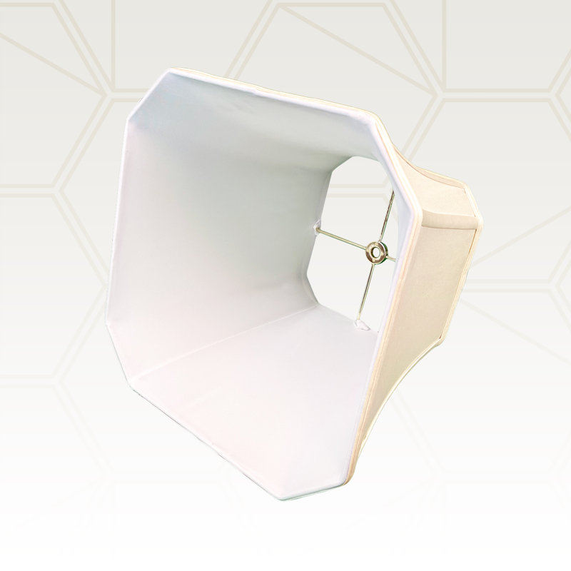 Royal Designs, Inc. BSO-705-16BG, abat-jour de base en forme de cloche d'angle, 9 x 16 x 13, beige, Beige