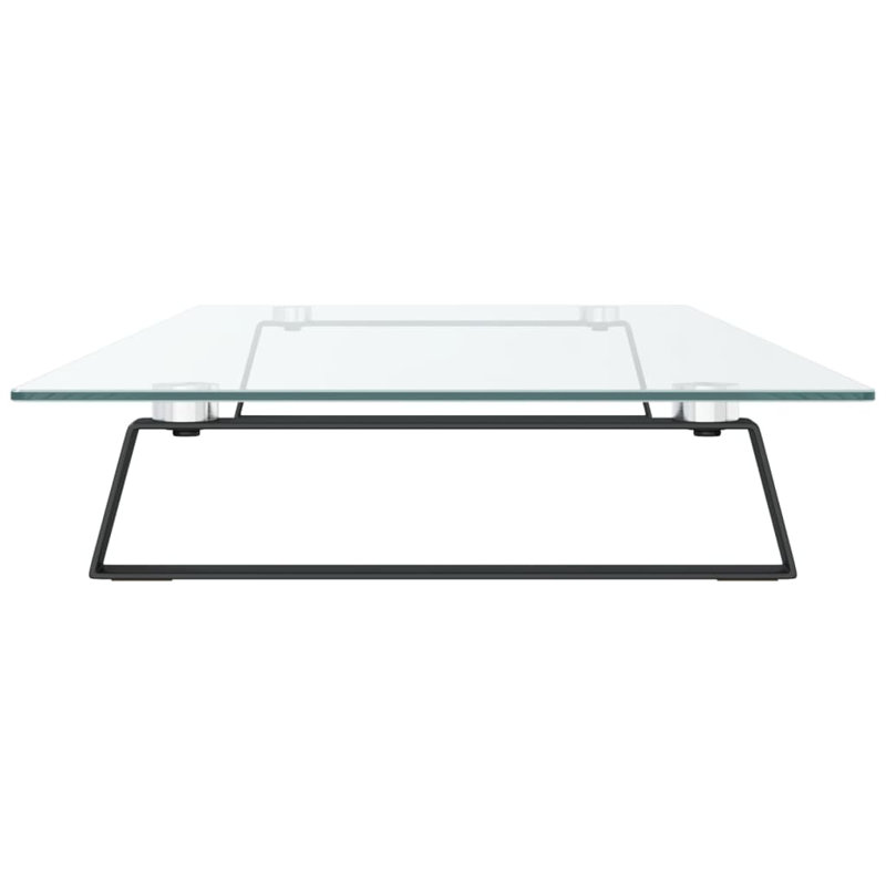 Dashira Monitor Stand, 8cm H x 100cm W x 35cm D, Black