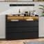 Commode double 51 tiroirs de 51,18 po de largeur avec lumières à DEL RVB-106754650