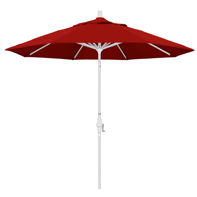 Parasol 9 'Market Sunbrella, Toile Sunbrella® rouge Jockey
