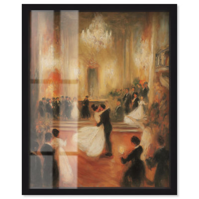 Décoration murale rétro "Ballroom Dance Shadowbox" par Art Remedy