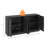  32''H Accent Cabinet With Doors,black-1561707670