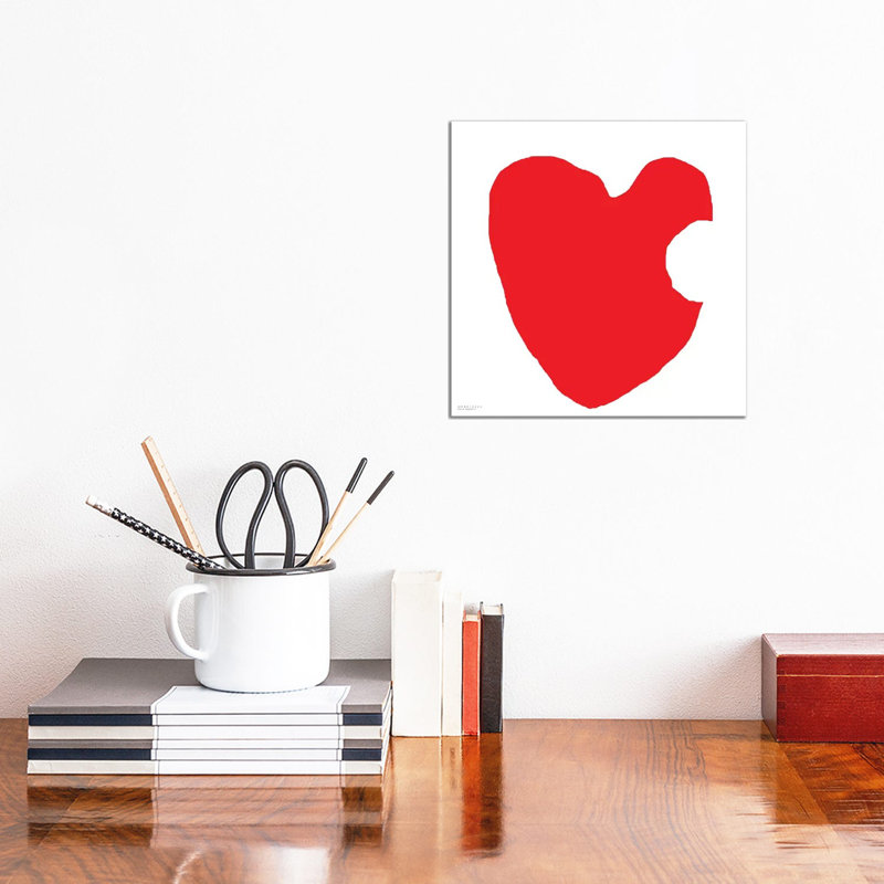 Heart - Wrapped Canvas Print, 66.04cm H x 66.04cm W x 1.905cm D