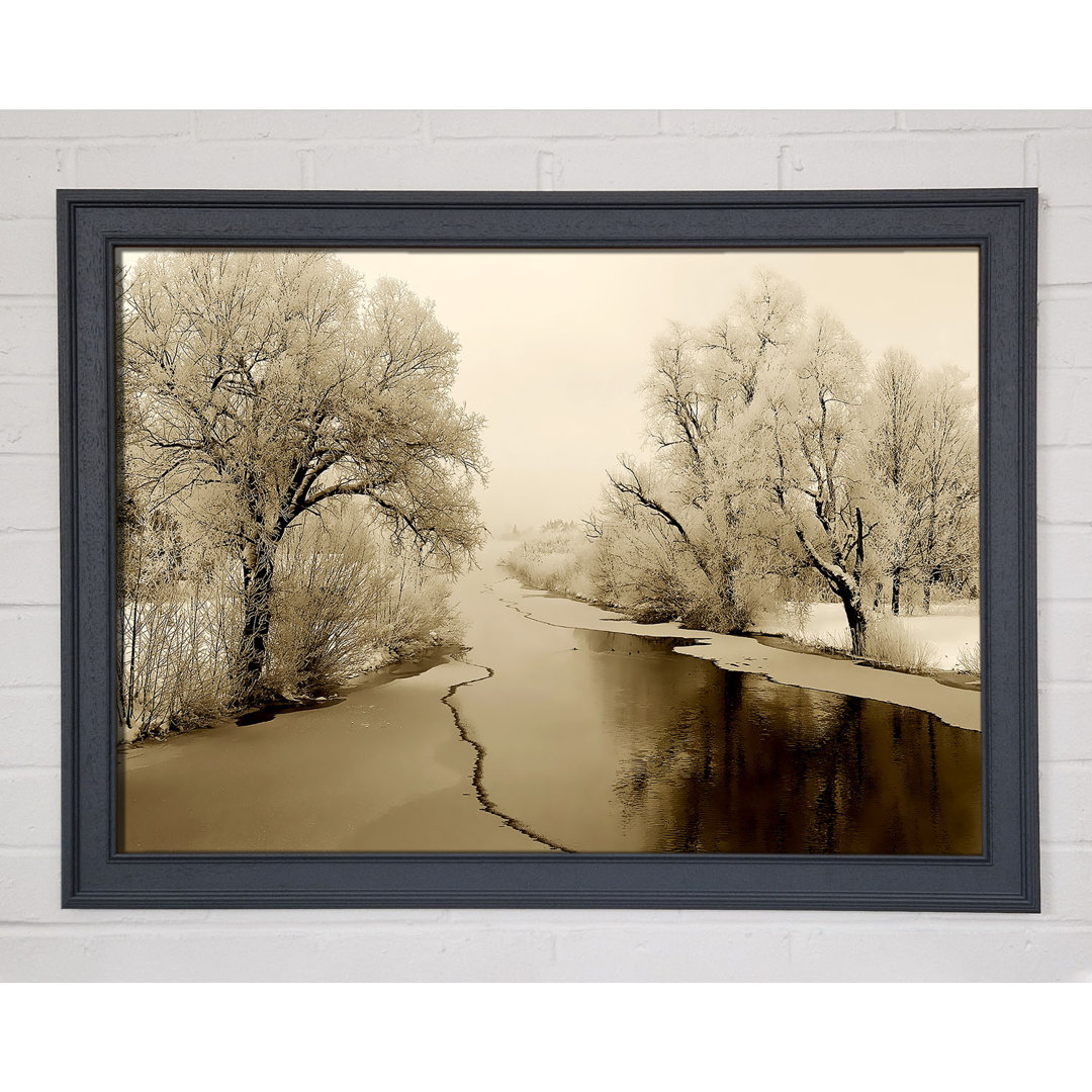 Winter Wonderland Sepia - Druck