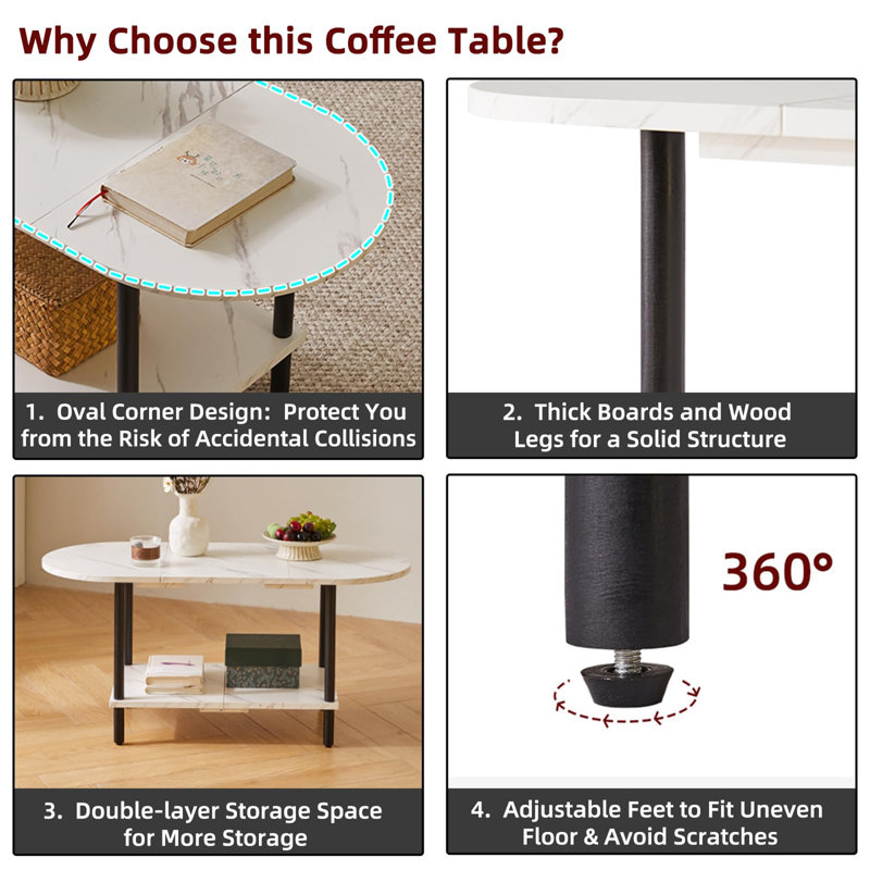 Ravenne Coffee Table with Storage