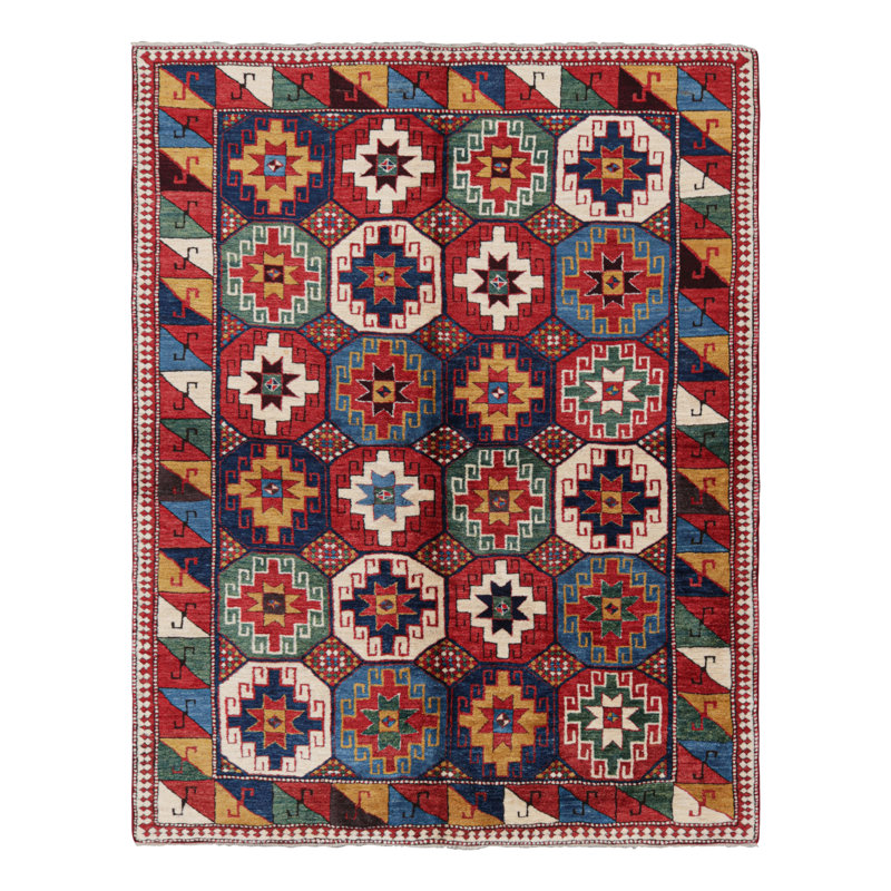 One-of-a-Kind 6'8”x8'5” Hand Knotted Area Rug