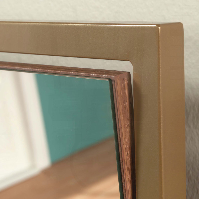 Coiffeuse Chic avec tablettes ouvertes et tabouret rembourré