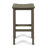 3-Piece Balcony Bar Set With Bottom Shelf Table And 2 Stools, Grey Finish
