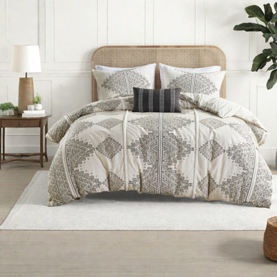 Chic Boho Bedding Sets, Cozy Polyester, Global Design, Bedroom Décor