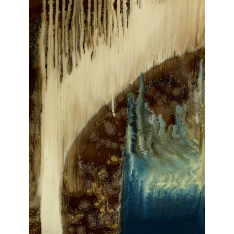 Aim Up I Painting by Blakely Bering, Marble Glaze (on Giclee Canvas), 53" H x 40" W