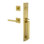 Viaggio Quadrato One-Piece Handleset With D Grip With Quadrato Rosette And Moderno Lever