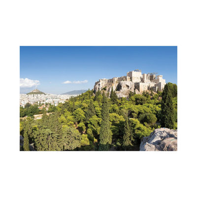 " Acropolis Of Athens And Lykabettus Hill, Greece " by Jan Becke