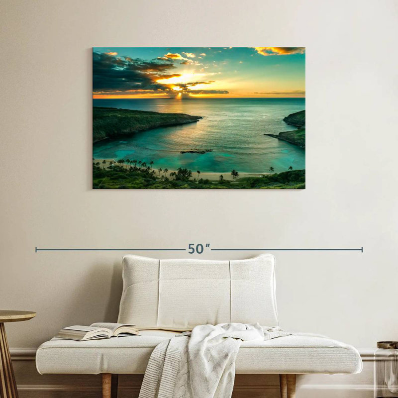 Gillard Hanauma Bay Sunrise, H 26 po x l 39 po
