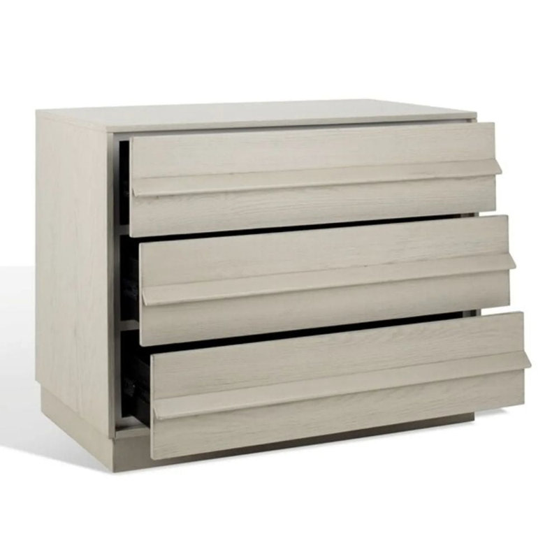 Commode 3 tiroirs, Blanc