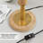 24 in 2-Light Modern Metal Plug-in Table Lamp with Double Pull Chain Marble Base and Dome Shade