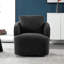 Fauteuil demi-tonneau pivotant de 30,3 po Jebril-2048722950