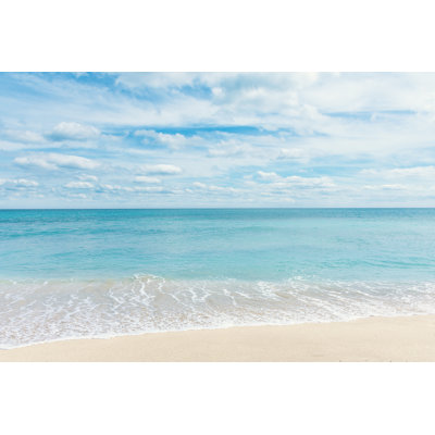 Beach At Miami by Marcial Gonzalez - Wrapped Canvas Print