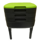 6 Gallons Plastic Odor Resistant Worm Bin