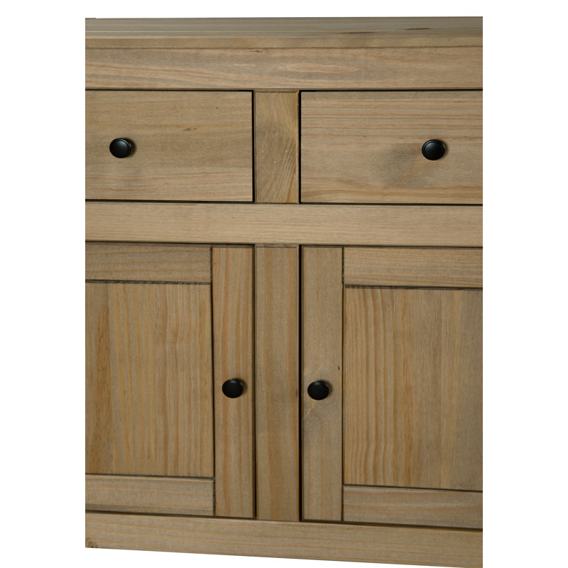 Adelman 93cm Solid Wood Sideboard